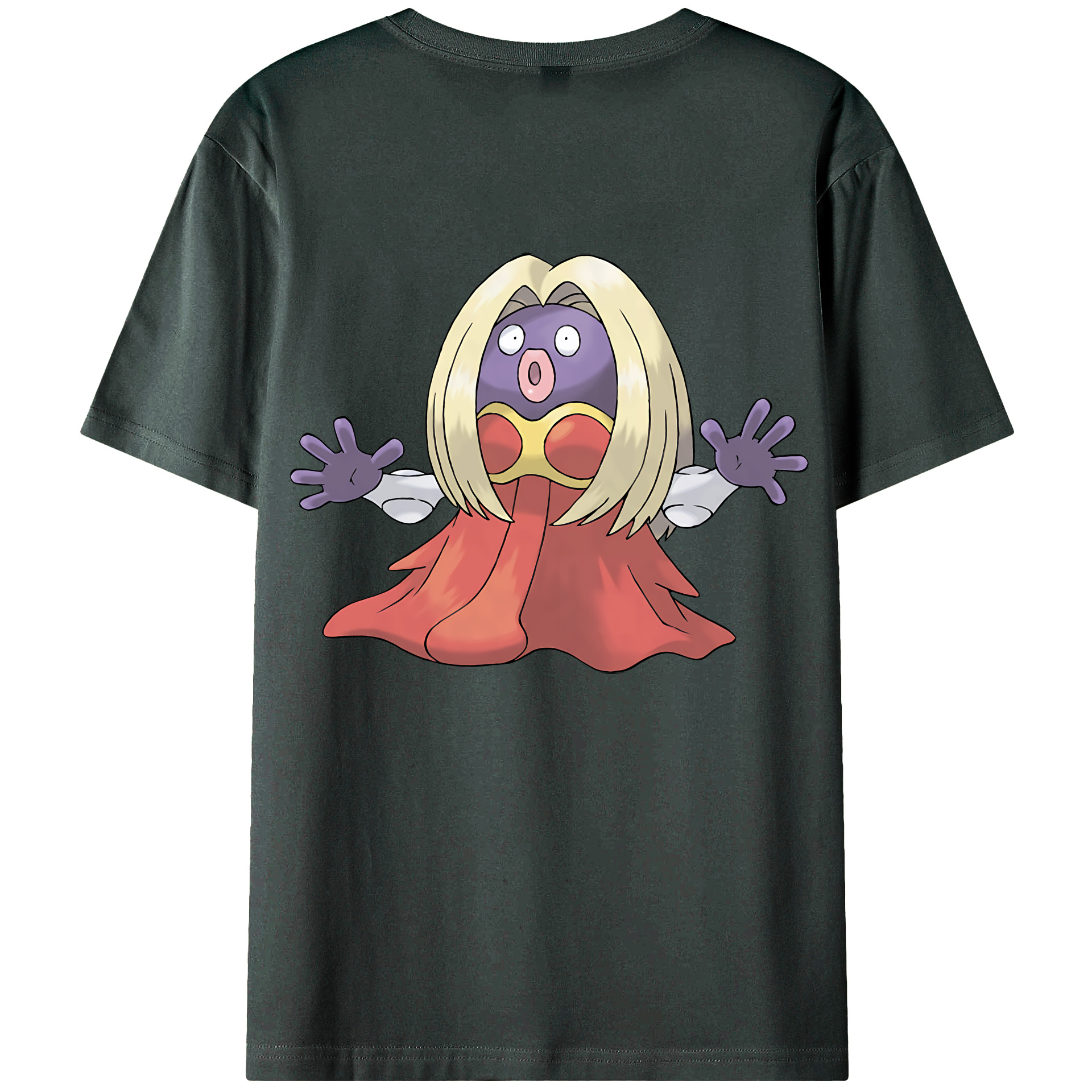 （画像用） ポケットモンスター Pokémon 綿100％ メンズ半袖Tシャツ（バックプリント） 通気性